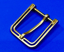 Classic Small Single Prong Openwork Gold Tone Hippy Vibe Replacement Belt Buckle