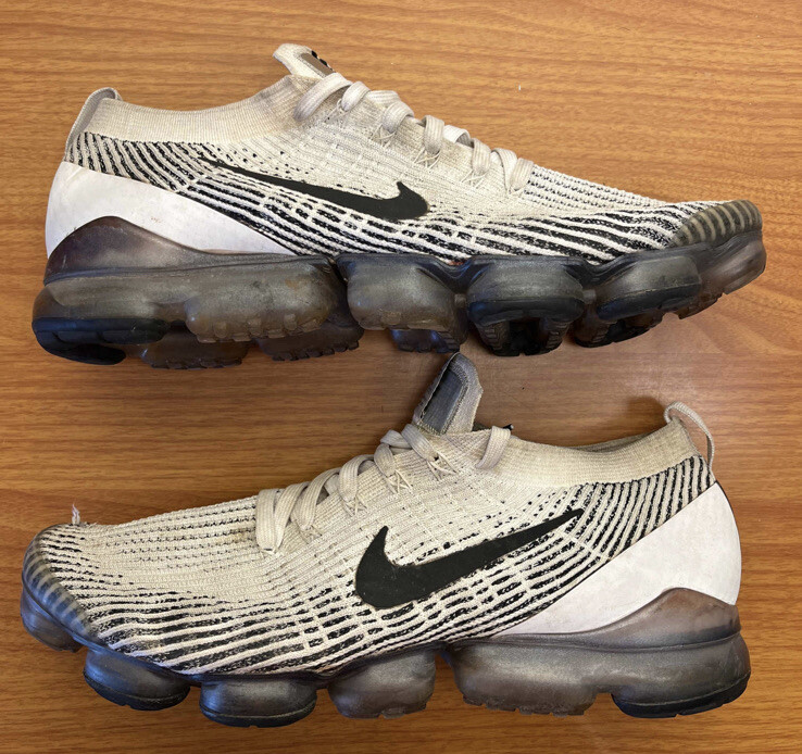 Nike Air Vapormax Flyknit 3 Zebra White Black Size 15 Nike Air Vapormax Flyknit 3 Zebra White Black Size 15