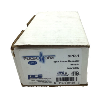 PulseWorx SPR-1 Split Phase Repeater, Wire-In, 240V 60Hz | eBay