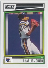 2022 Panini Score Football - Charlie Joiner - San Diego Chargers - Base - #142