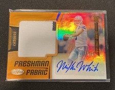 MIKE WHITE 2018 Certified RC AUTO Mirror Orange Freshman Fabric #239 172/349 QB