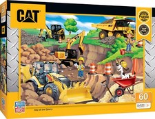 CAT Day at The Quarry - 60 Piece Jigsaw Puzzle for Kids - 14"x19" 11846