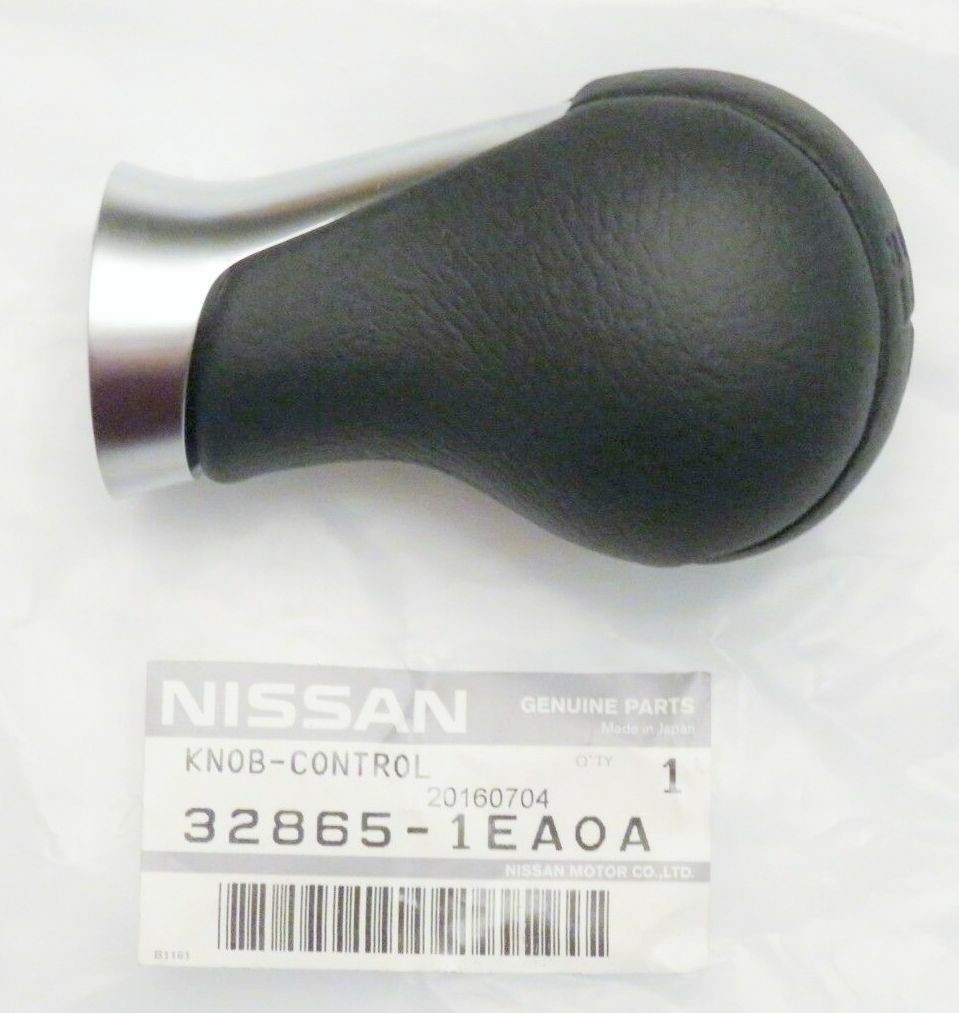 GENUINE 350Z Fairlady Z Z33 6 Speed Black Leather Shift Knob for