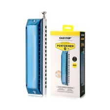 East top Chromatic Harmonica 16 Hole 64 Tone Key of C, Professional Mouth Org...
