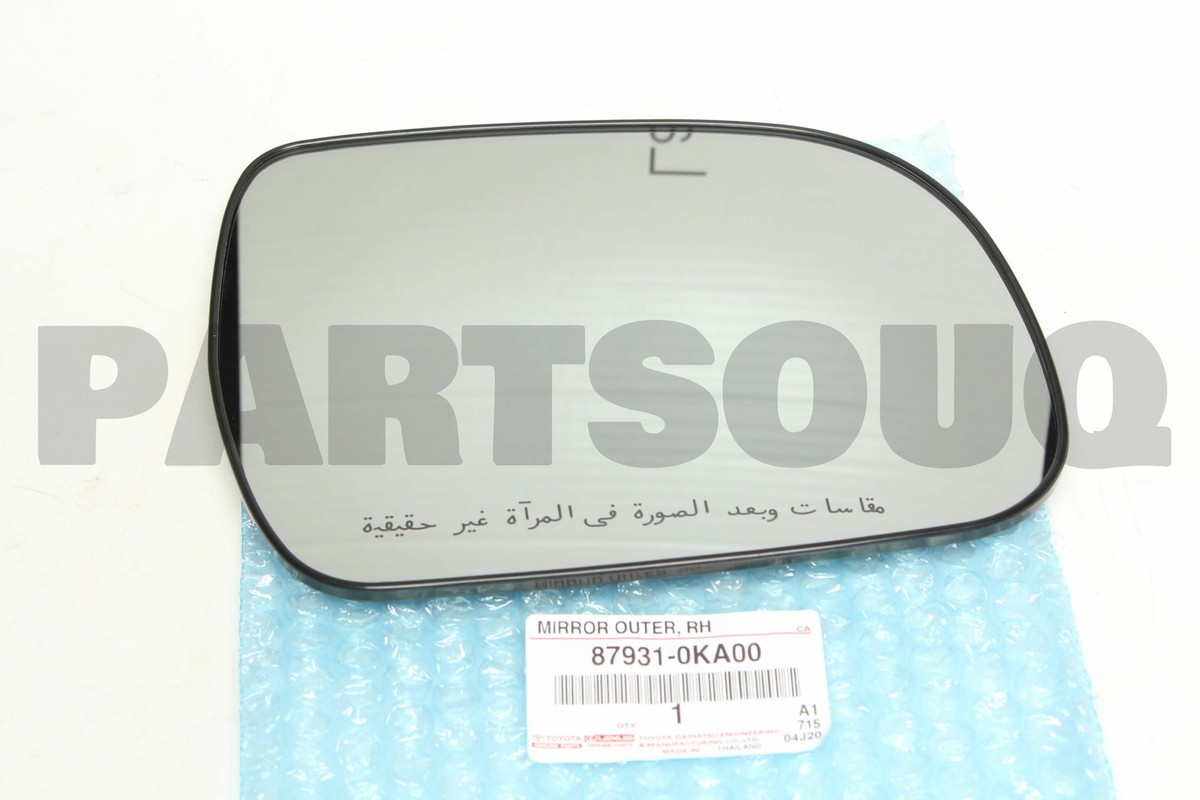 879310KA00 Genuine Toyota OUTER MIRROR, RH 87931-0KA00 | eBay