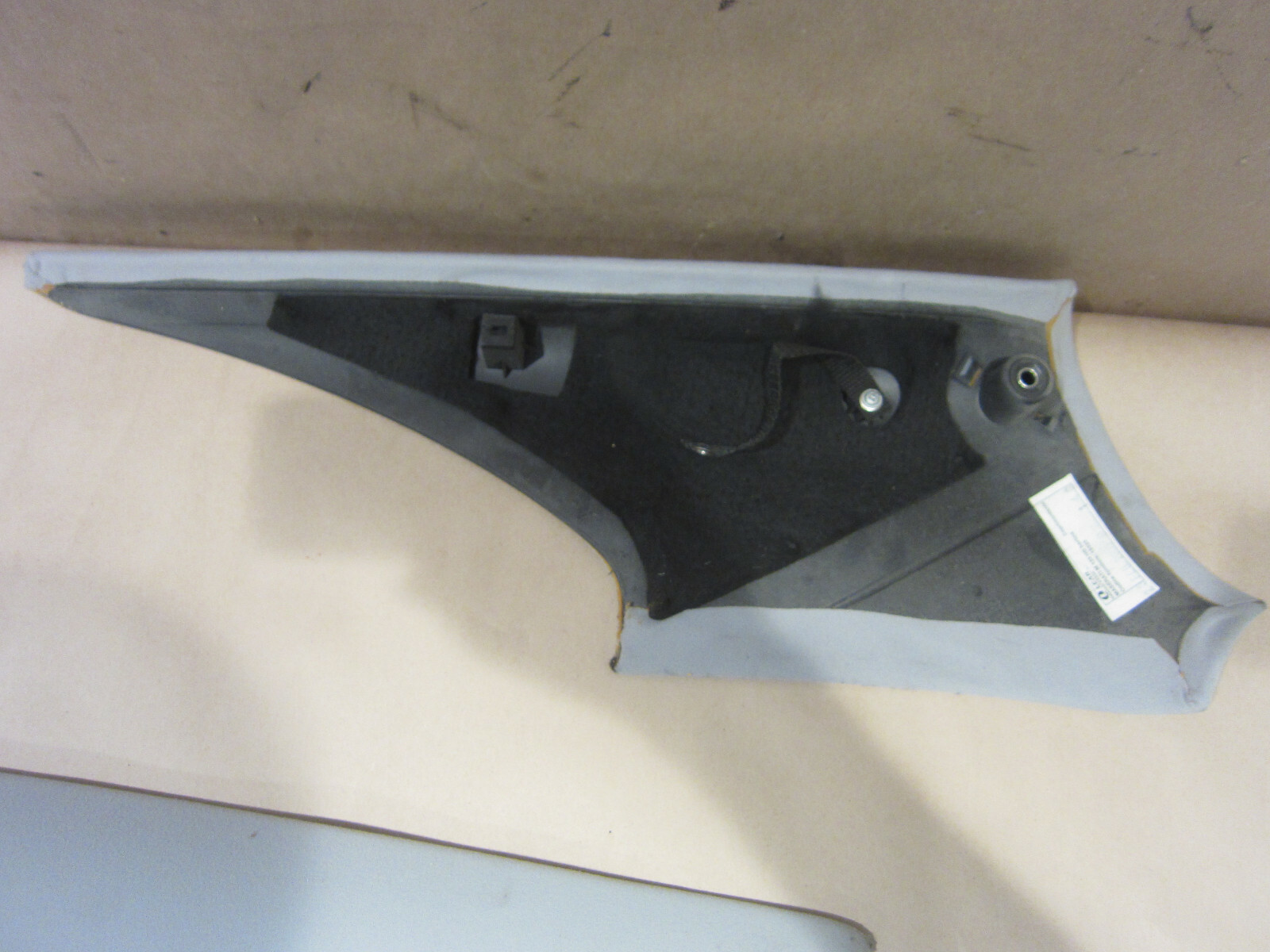 Maserati Quattroporte RH Rear Upper C-Pillar Cover Trim - Grey -  P/N 67201900