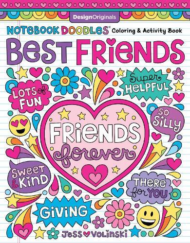 Thumbnail - Jess Volinksi Notebook Doodles Best Friends (taschenbuch) Notebook