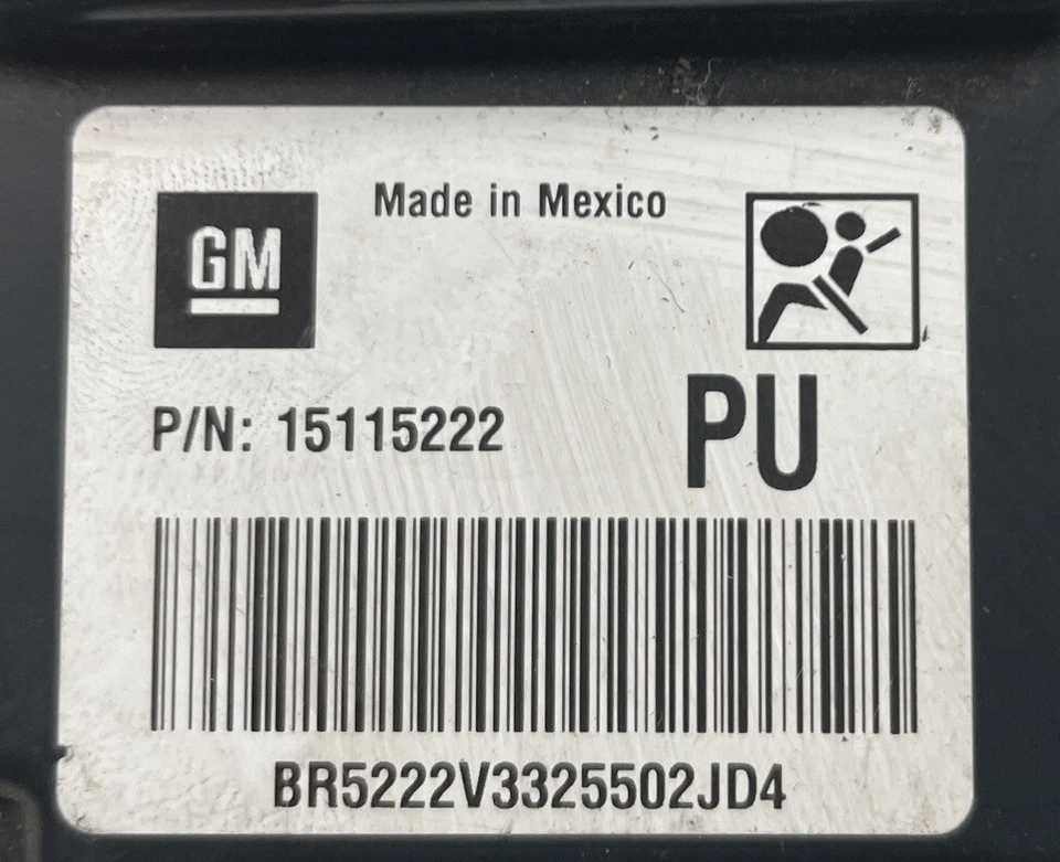 Sensor de presión de asiento Chevy Silverado Tahoe 2003-2006 15115222 Foto 3 de 4