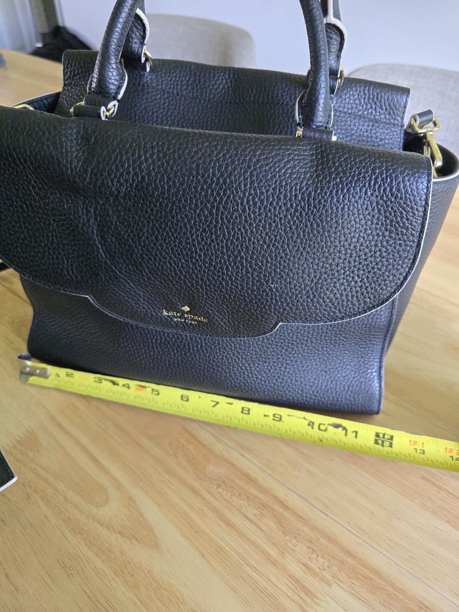 Kate Spade Leewood Place Makayla Black Leather Handbag