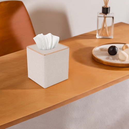 Tissue Box, Tissue Box Quadrato, Porta Fazzoletti con Fondo Magnetico - Foto 21 di 22