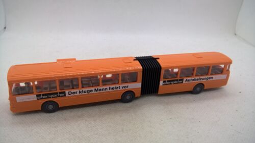 Wiking 705 Mercedes MB O 305 G autobus przegubowy pomarańczowy EBERSPÄCHER ogrzewanie samochodowe (56) - Zdjęcie 1 z 3