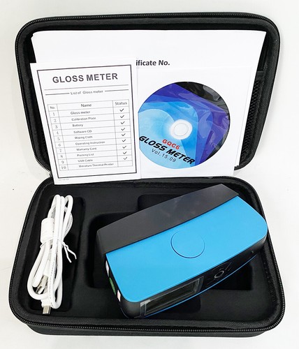 Tri-Angle Glossmeter 20° 60° 85° Repeatability ±0.2GU/±0.2%GU With USB Cable - Picture 12 of 12