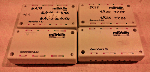 Märklin H0 Nr. 6083 Decoder k83 4 x Versand aus Deutschland