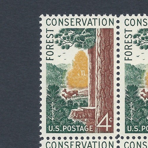 American Forests Conservation - Vintage Mint Set of 4 Stamps 67 Years Old! - Picture 2 of 2