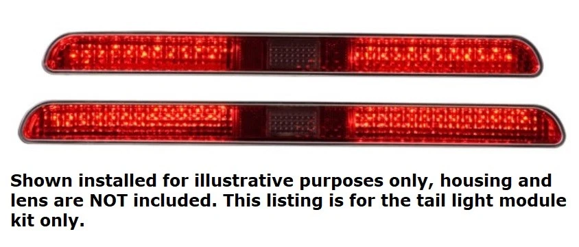 Módulos de luces traseras LED de repuesto Dakota Digital 69 Pontiac Firebird LAT-NR291 Foto 2 de 3