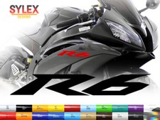 R6 Aufkleber 2xSticker Yamaha Motorrad Bike einfarbig 5/10/15/20/25/30cm