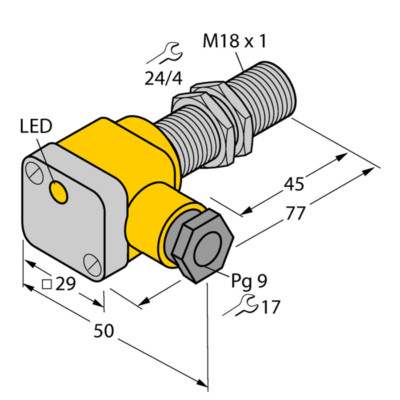 TURCK BI5U-EG18SK-AN6X 1635420 Inductive sensor NPN