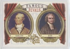 2022 Topps Allen & Ginter Famous Rivals Aaron Burr Alexander Hamilton #FR-1 6ki