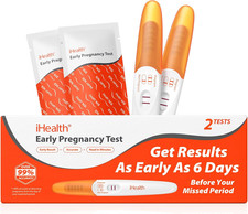 Early Pregnancy Test 2-Pack, Ultra-Sensitive Detection, Over 99 Accurate. Get R