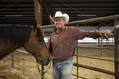 Photo:Kim Colorado R.C. Patterson Ranch Owner Horse 2016 Cowboy Portrait