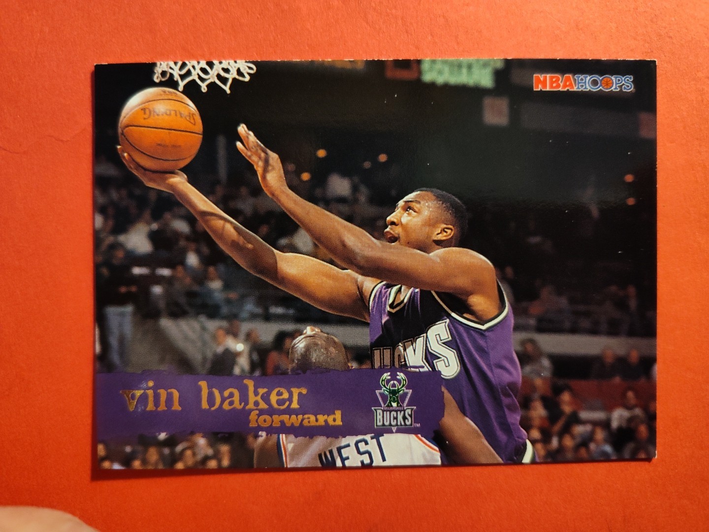 1995-96 NBA Hoops - Vin Baker #89 Bucks