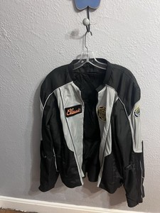 Men Harley Davidson Black & Gray Rain Jacket Full Zip Size Description The Drago