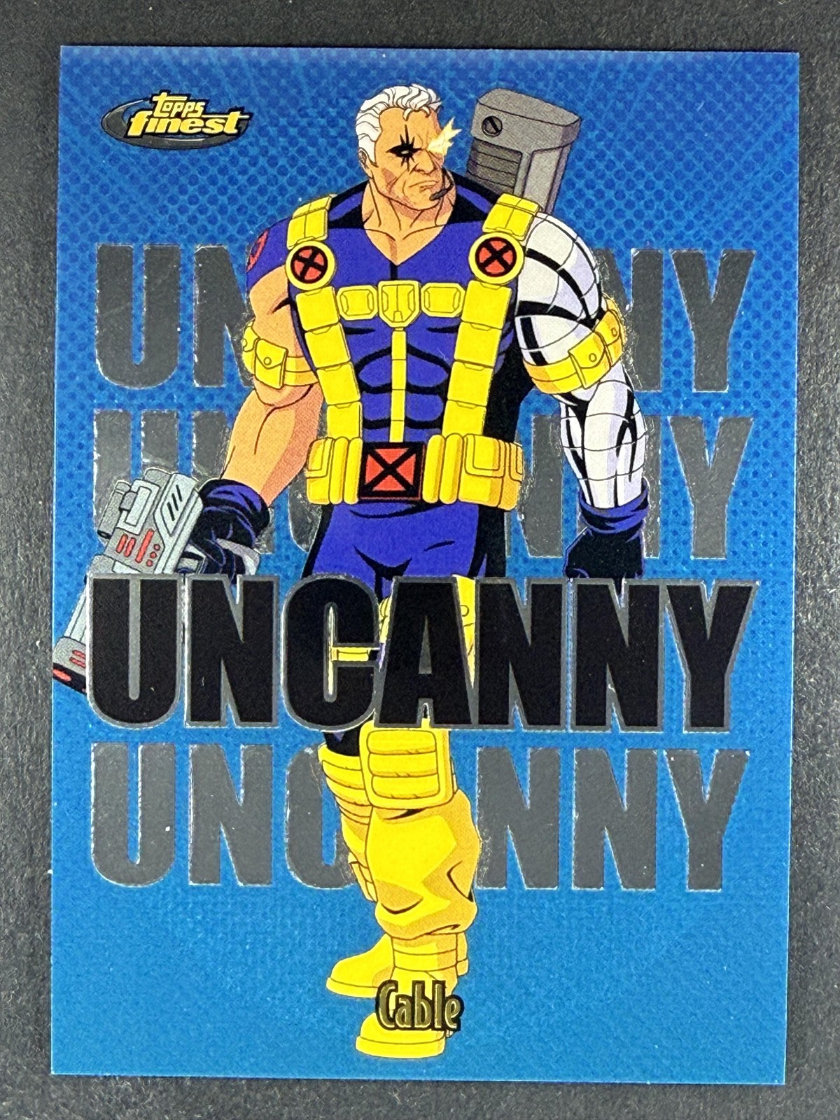 2025 Topps Finest X-Men '97 #99 Cable Marvel Uncanny Short Print SP