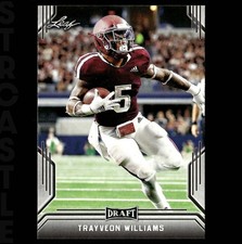 Trayveon Williams 2019 Leaf Draft #68 Cincinnati Bengals 🏈 Football Card (RC)