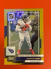 Derrick Henry 2022 Donruss Press Proof #71, Titans