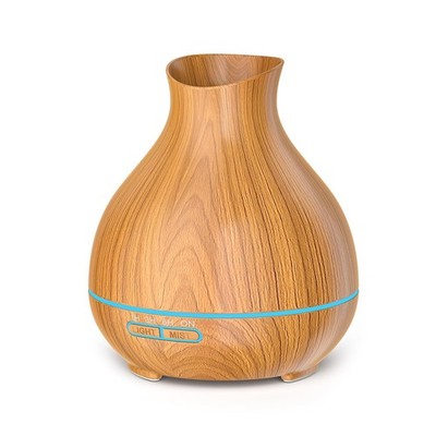 Aromatherapy Essential Oil Diffuser 550ml 12 Hours Wood Grain Aroma Diffuser ...