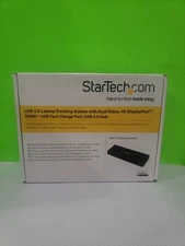 StarTech USB 3.0 Universal Docking Station - Black (USB3DOCKHDPC) Open Box 