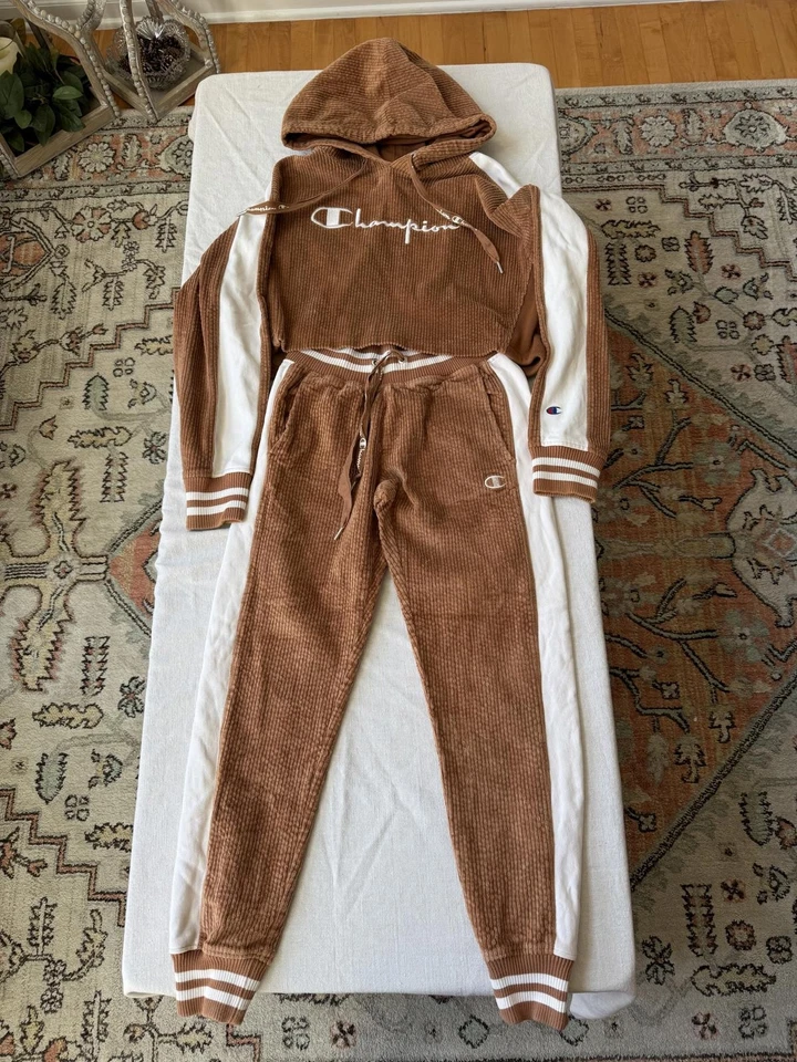 Champion Women's Reverse Weave Corduroy Tracksuit  - Image 2 of 4