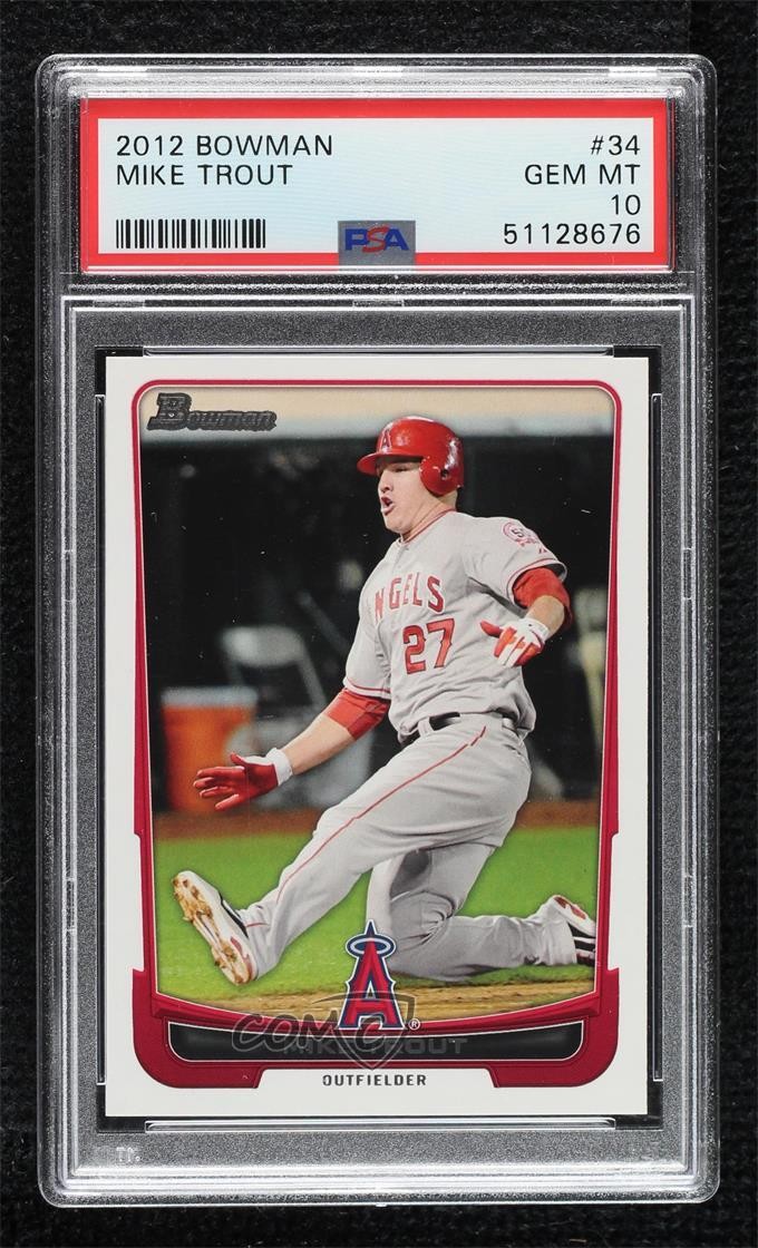 2012 Bowman #34 Mike Trout front