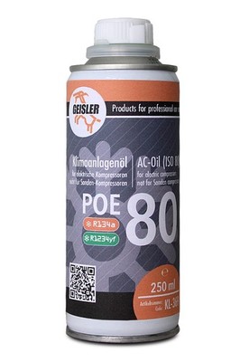 POE ISO 80 Klimaanlagen Klimakompressor Öl Elektro / Hybrid / R 134a / R 1234yf