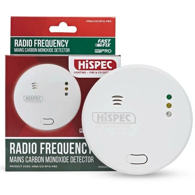 HiSpec Radiofrequenz Fast Fix Netz Kohlenmonoxid Alarm HSSA/CO/RF10-PRO