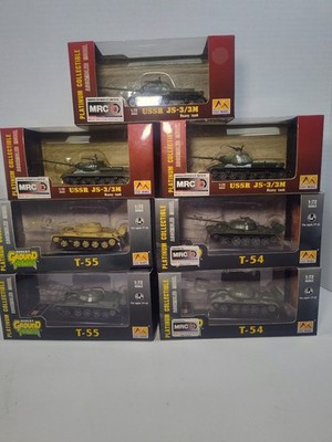 Easy Model 4 Russian 1/72 Scale Tanks 2 1941 KV-1, 1968 T-54, 1956 JS-3/3M NEW