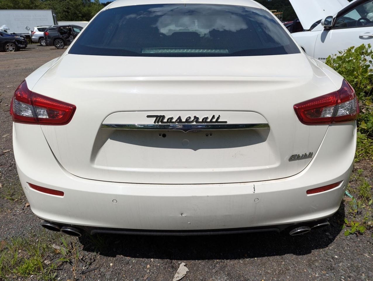2015 Maserati Ghibli Right Passenger Power Fold Auto Dim Mirror White 268 OEM
