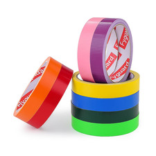 New 8 Rolls Duct Tape Rainbow 18mm x 9m Colorful Gaffer Tape 210μ 72m In Total 0.16 per metre
