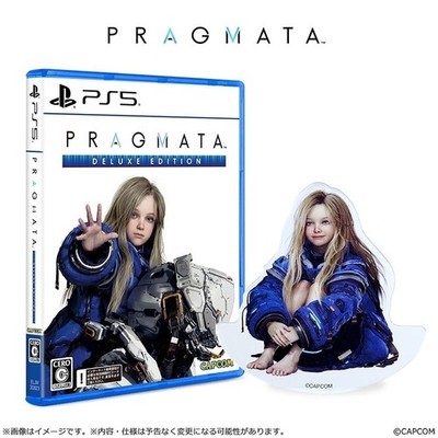 PS5 Pragmata Deluxe Acrylic Block Set CAPCOM Japan