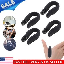 4Pcs Migraine Headache Relief Clip Acupressure Hand Pressure Point Clip Black