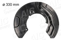 AIC Spritzblech Bremsscheibe 77398 Aluminium FüR BMW 3Er Touring E91 X1 E84 316
