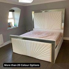 Image of Sunshine Bedframe in All Standard UK Sizes, Optional Storage & Mattress