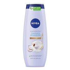 NIVEA Coconut & Almond Milk Pampering Body Wash w/ Nourishing Serum, 20 Fl Oz 0.34 per gallon
