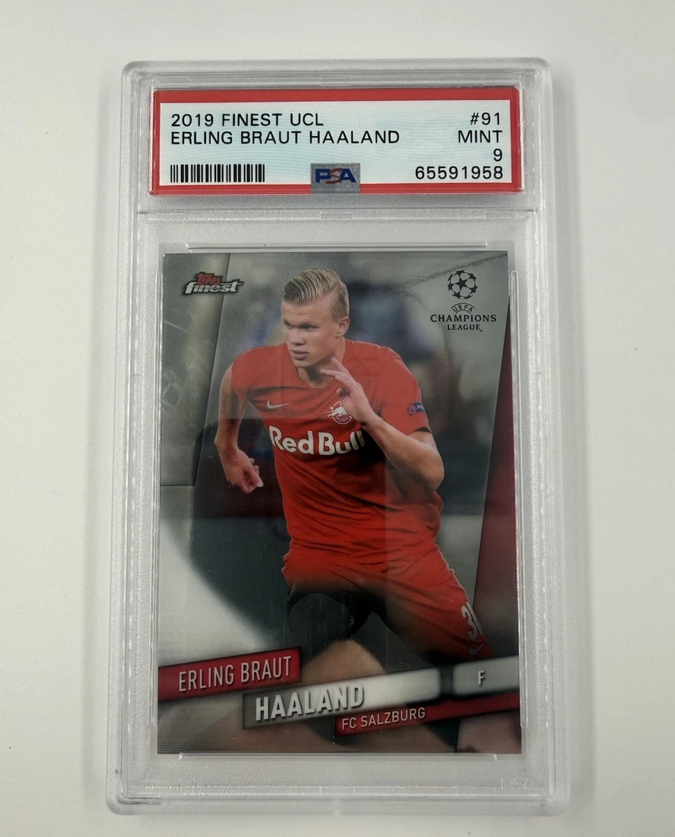 2019-20 Topps Finest UCL Erling Haaland #91 for sale | eBay