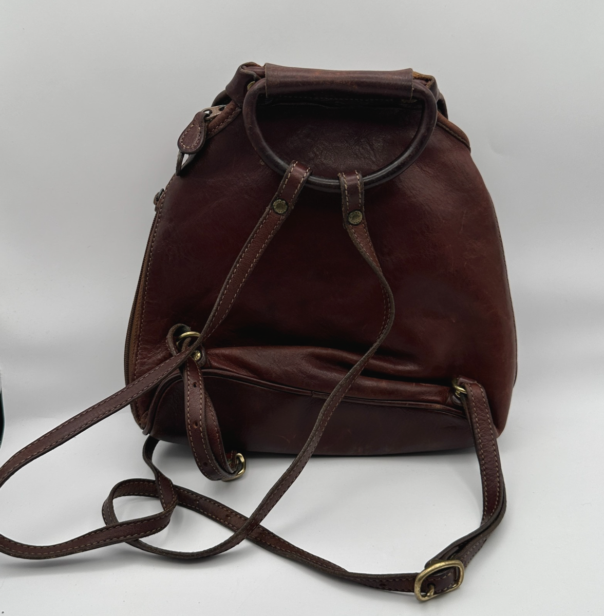 Vintage 90s Ghurka Ashley Marley Hodgson Backpack Brown
