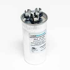 Supco Capacitor Round Dual Run 40 5 uf 370/440 Volts for HVAC Motors...