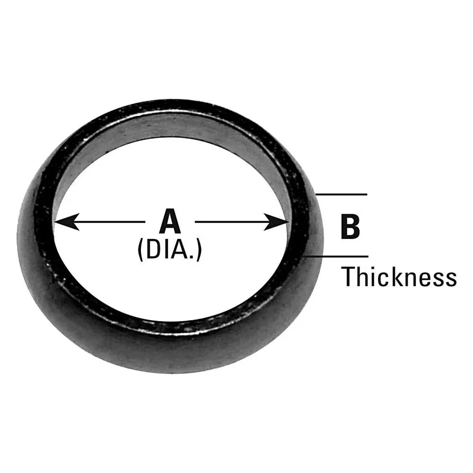 For Dodge Charger 1983-1987 AP Exhaust 9231 Exhaust Pipe Flange Gasket Foto 2 de 4