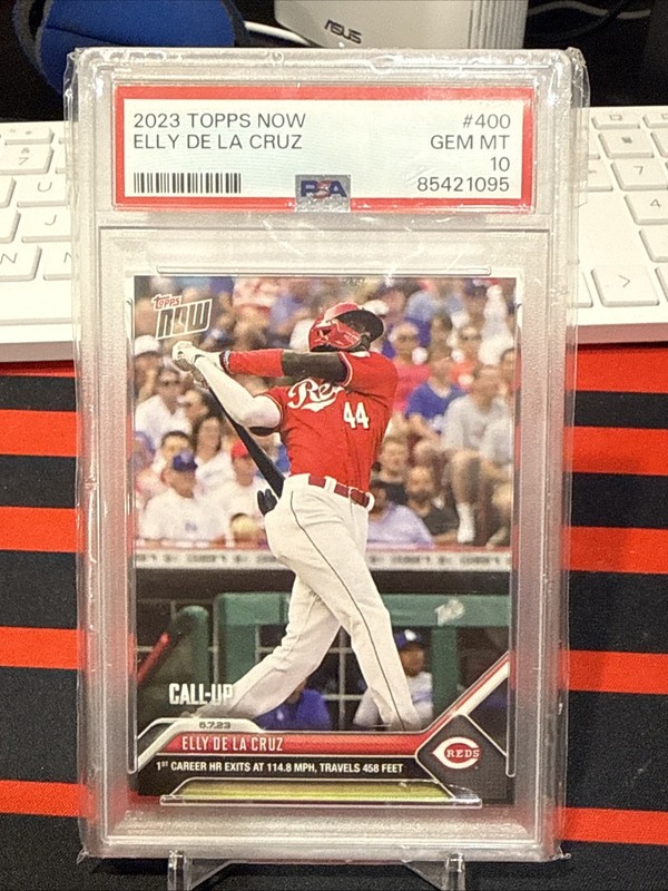 2023 Topps Now ELLY DE LA CRUZ #400 Call-Up Graded PSA 10 Gem Mt REDS