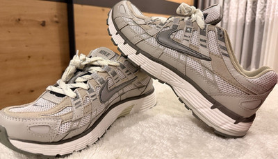 Nike P-6000 Herren Sneaker grau weiß Mesh Wildleder EU 43 US 10