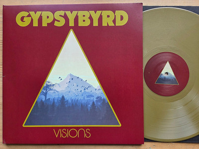 Gypsybyrd - Visions LP FOC D 2022 Solid Gold Vinyl Stoner Psych Zust : near MINT